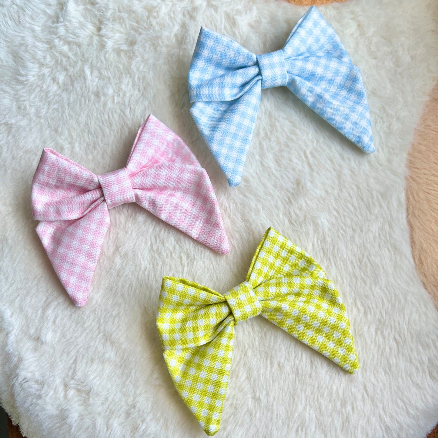 Pastel Blue Sailor Bow