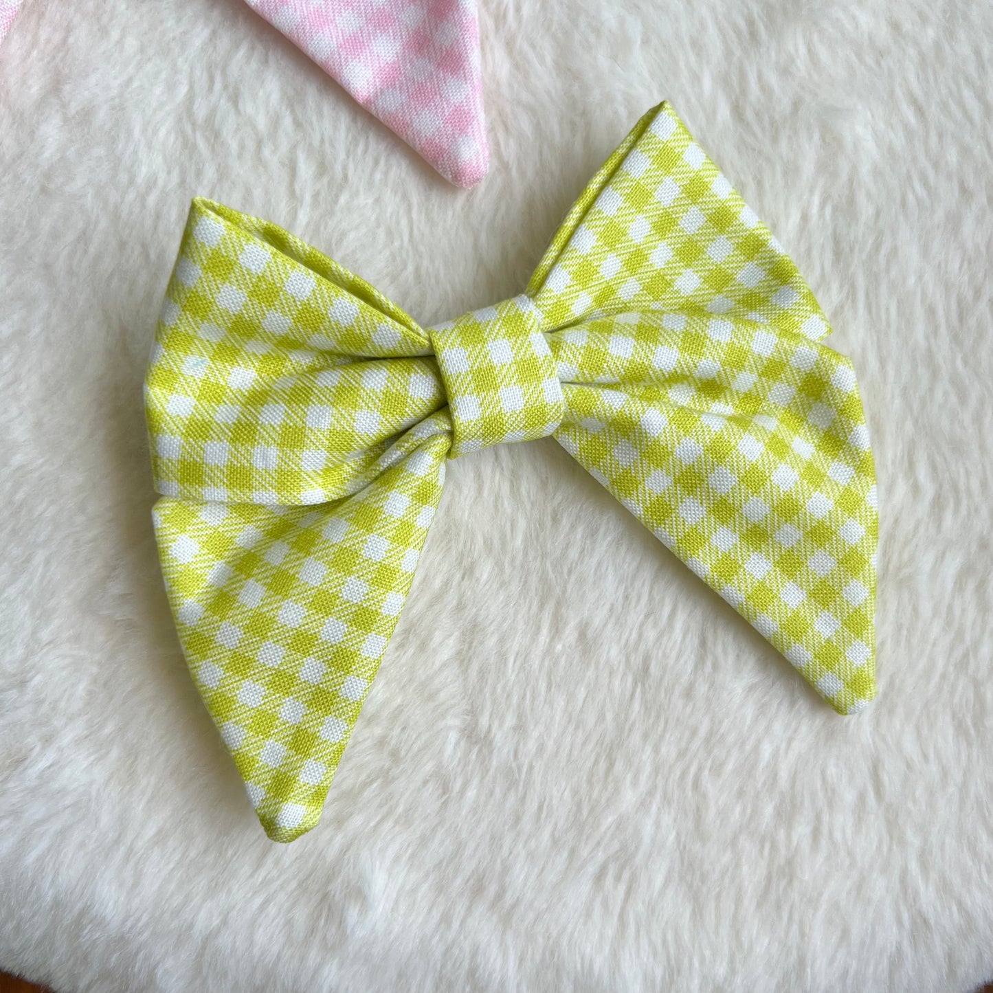 Pastel Lime Green Sailor Bow