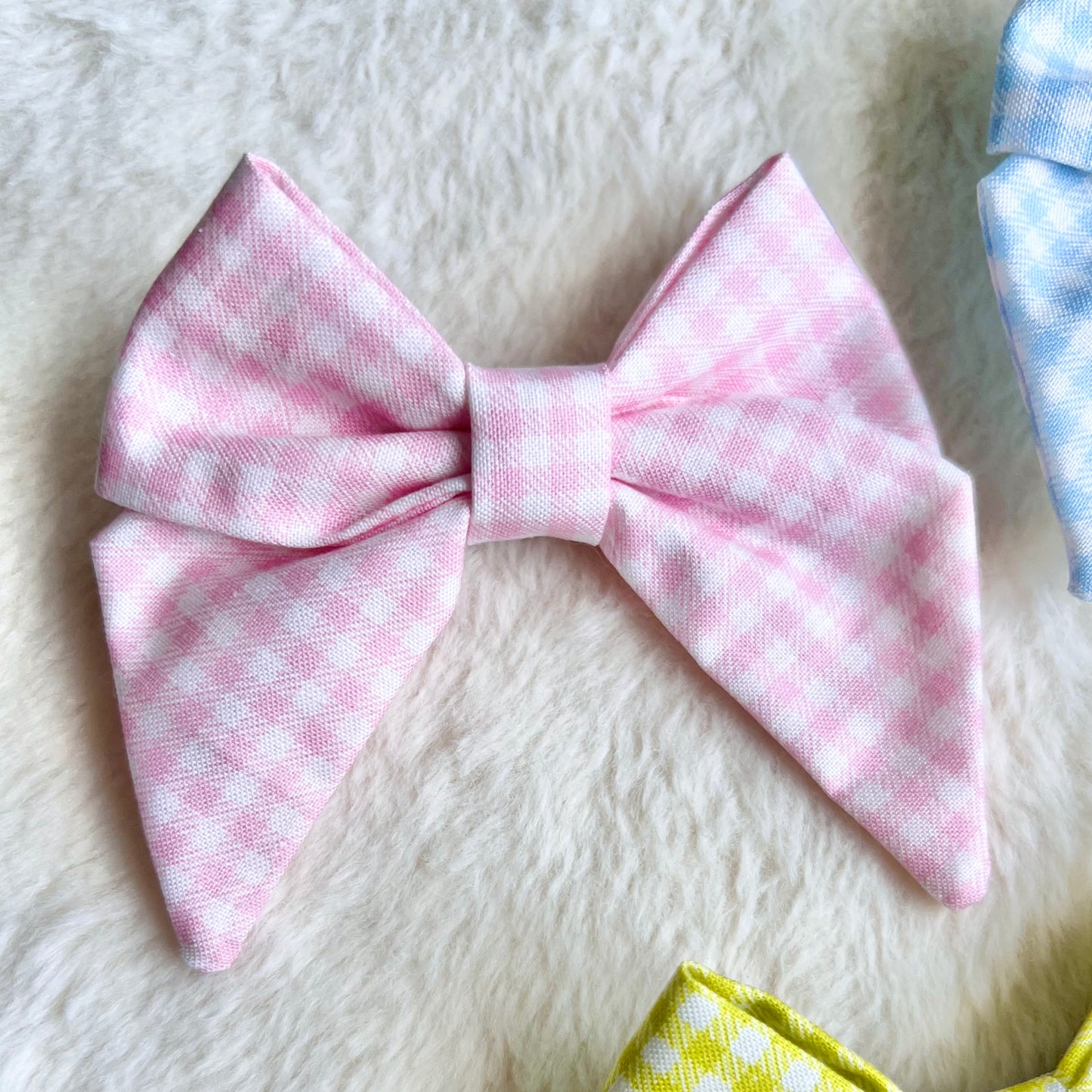 Pastel Pink Sailor Bow
