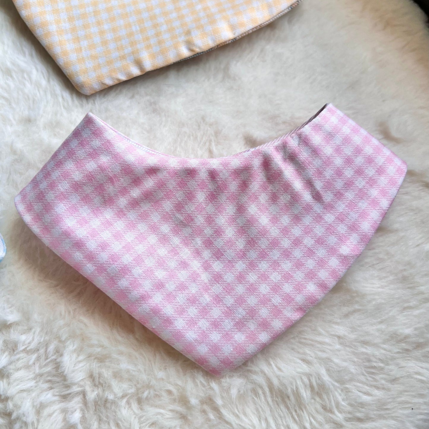 Pink Plaids Reversible Bandana