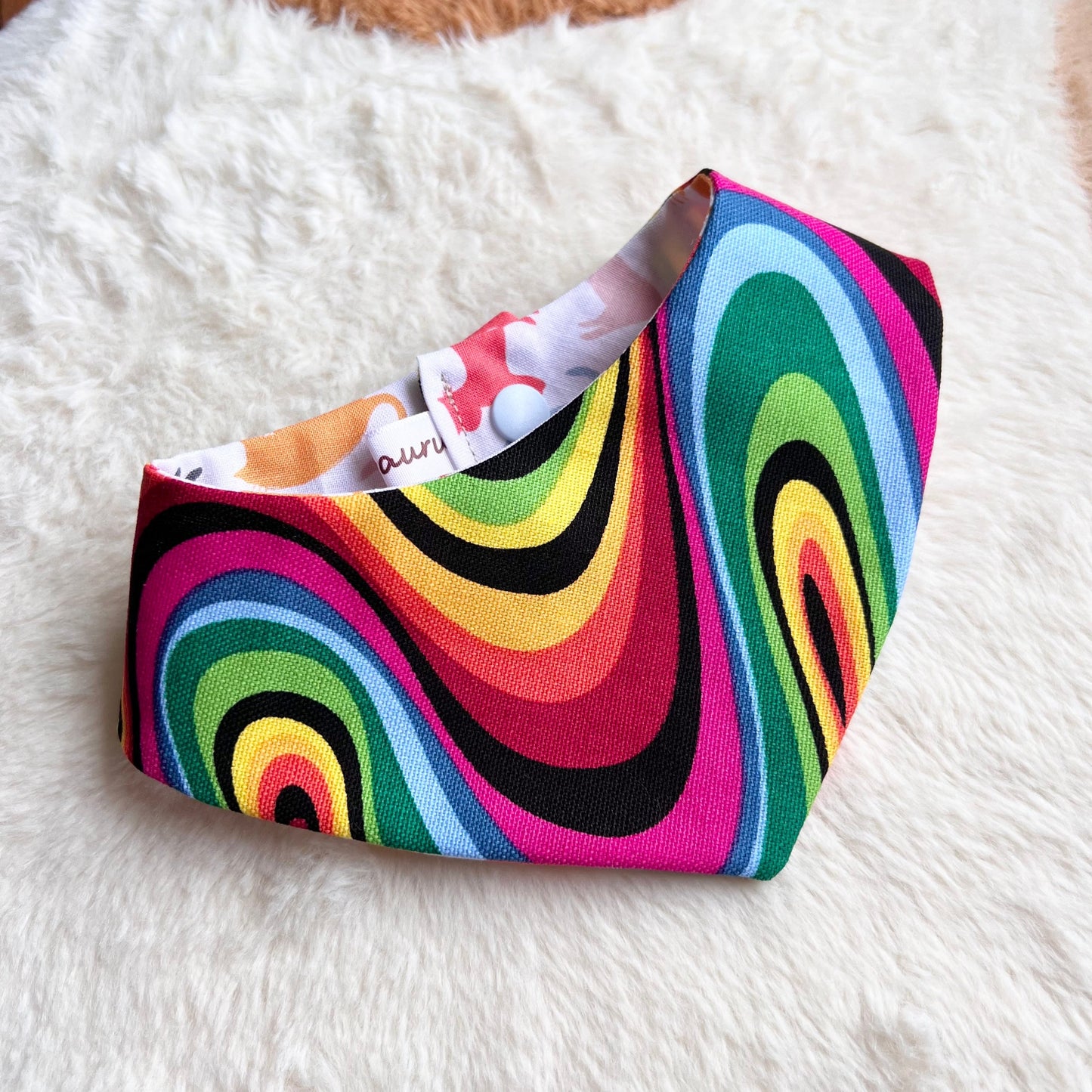 Rainbow Cats Reversible Bandana
