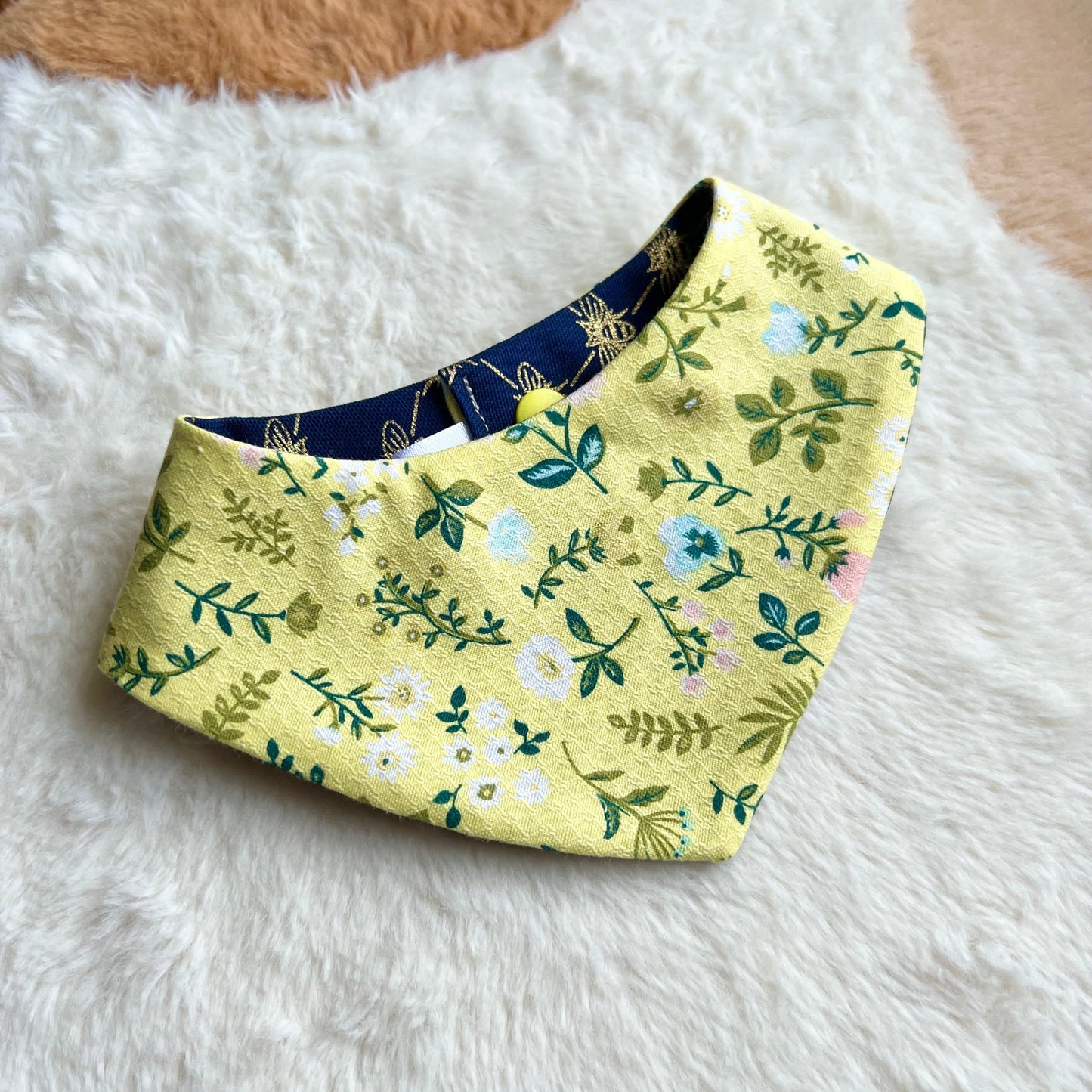 Golden Bees Reversible Bandana