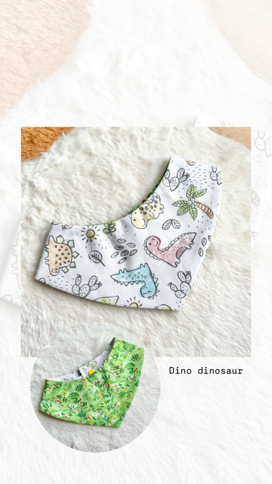 Dino Dinosaur Reversible Bandana