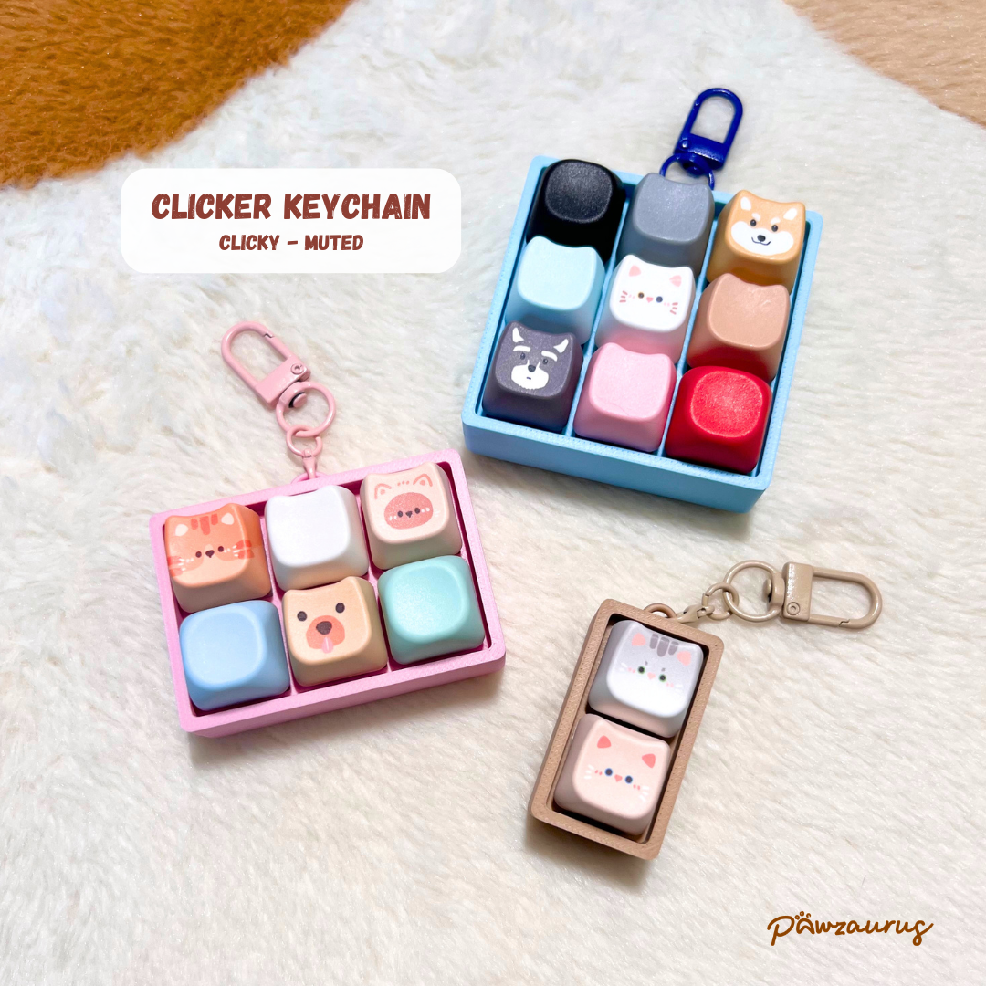 Custom Fidget Clicker Keychain