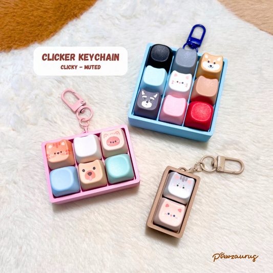 Custom Fidget Clicker Keychain