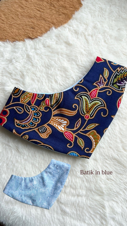 Batik in Blue Reversible Bandana