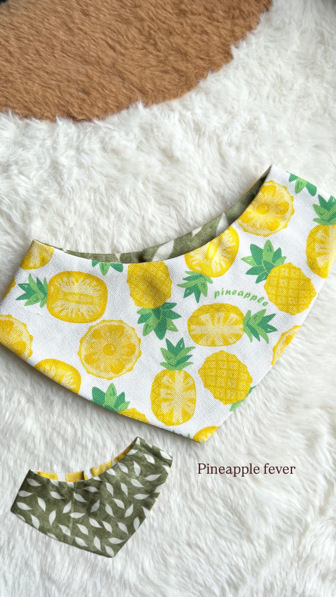 Pineapple Fever Reversible Bandana
