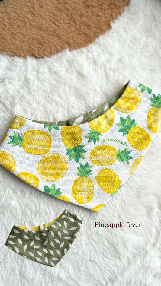 Pineapple Fever Reversible Bandana