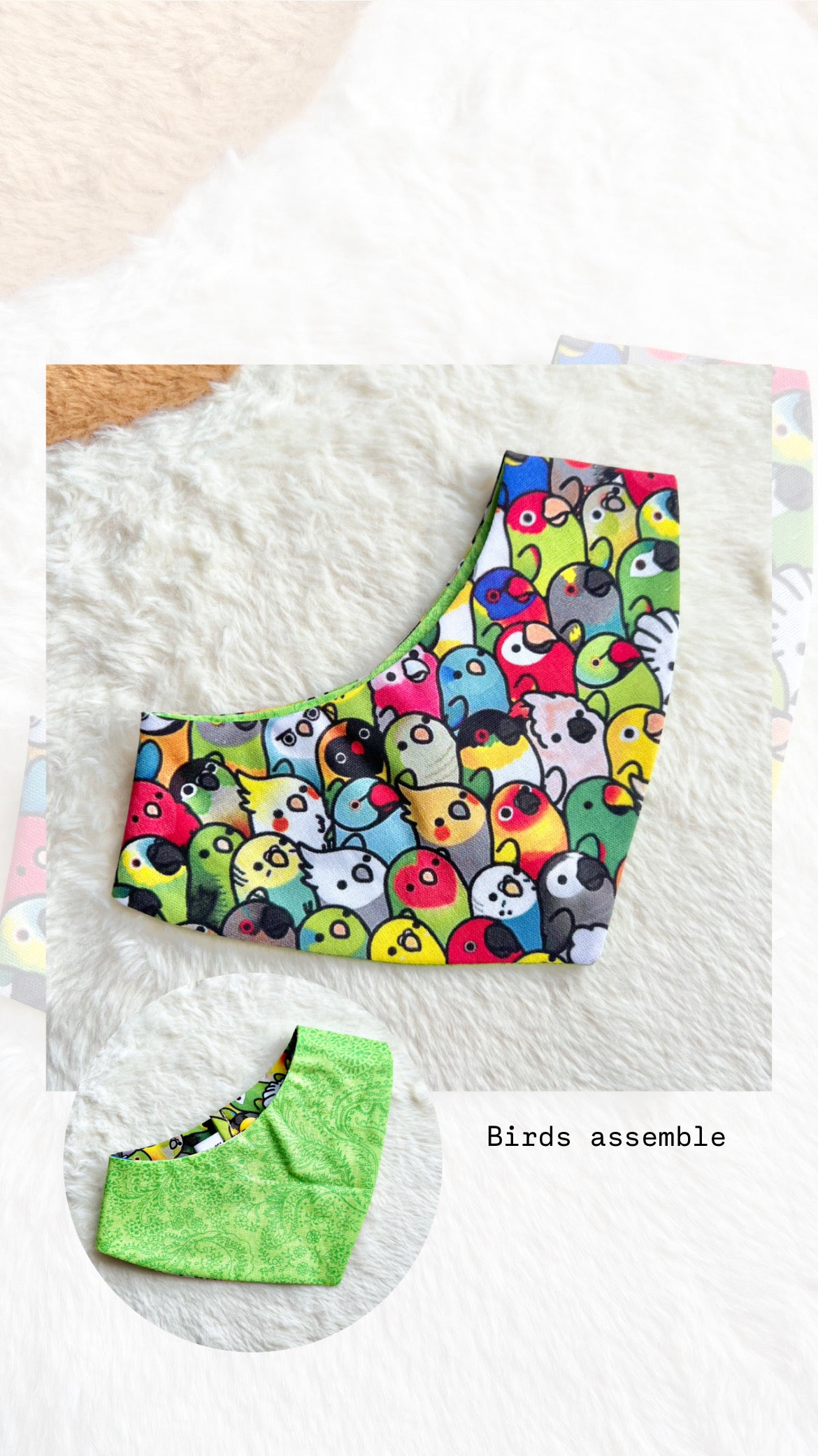 Birds Assemble Reversible Bandana