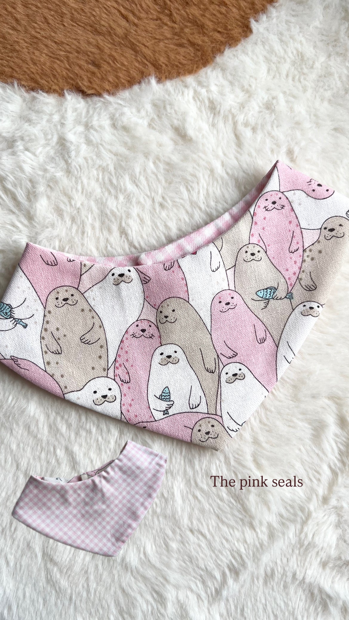 The Pink Seals Reversible Bandana