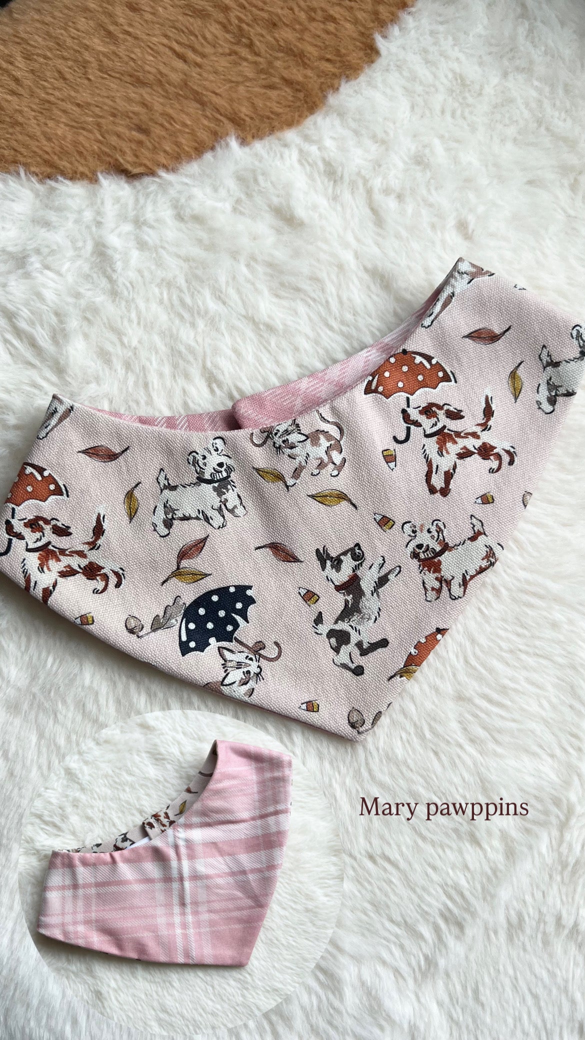 Mary Pawppins Reversible Bandana