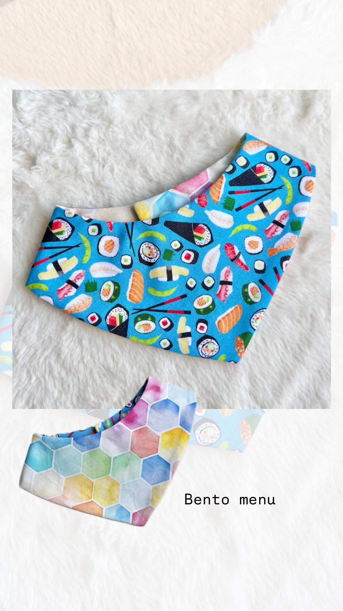 Bento Menu Reversible Bandana