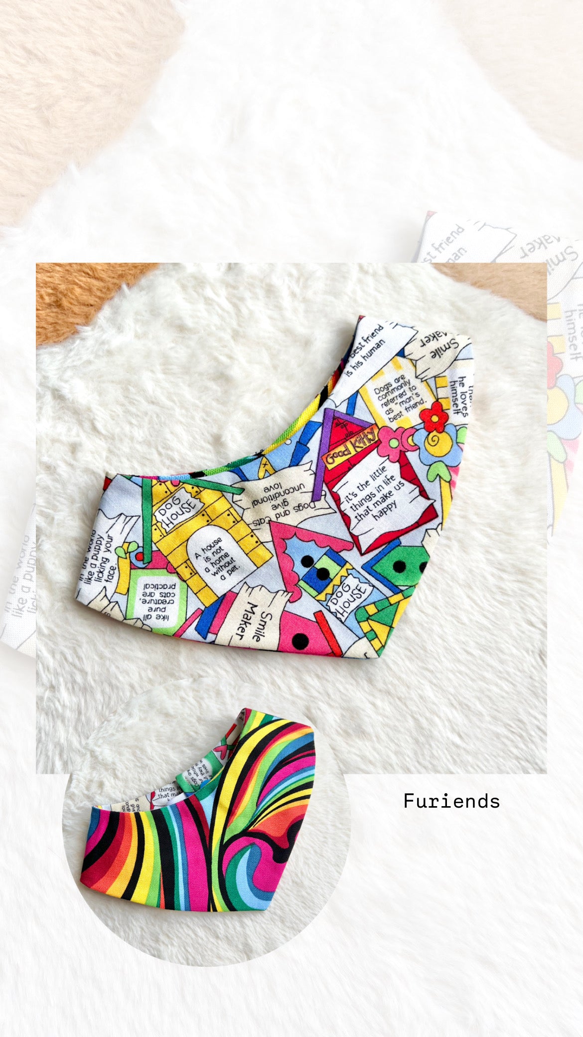 Furiends Reversible Bandana