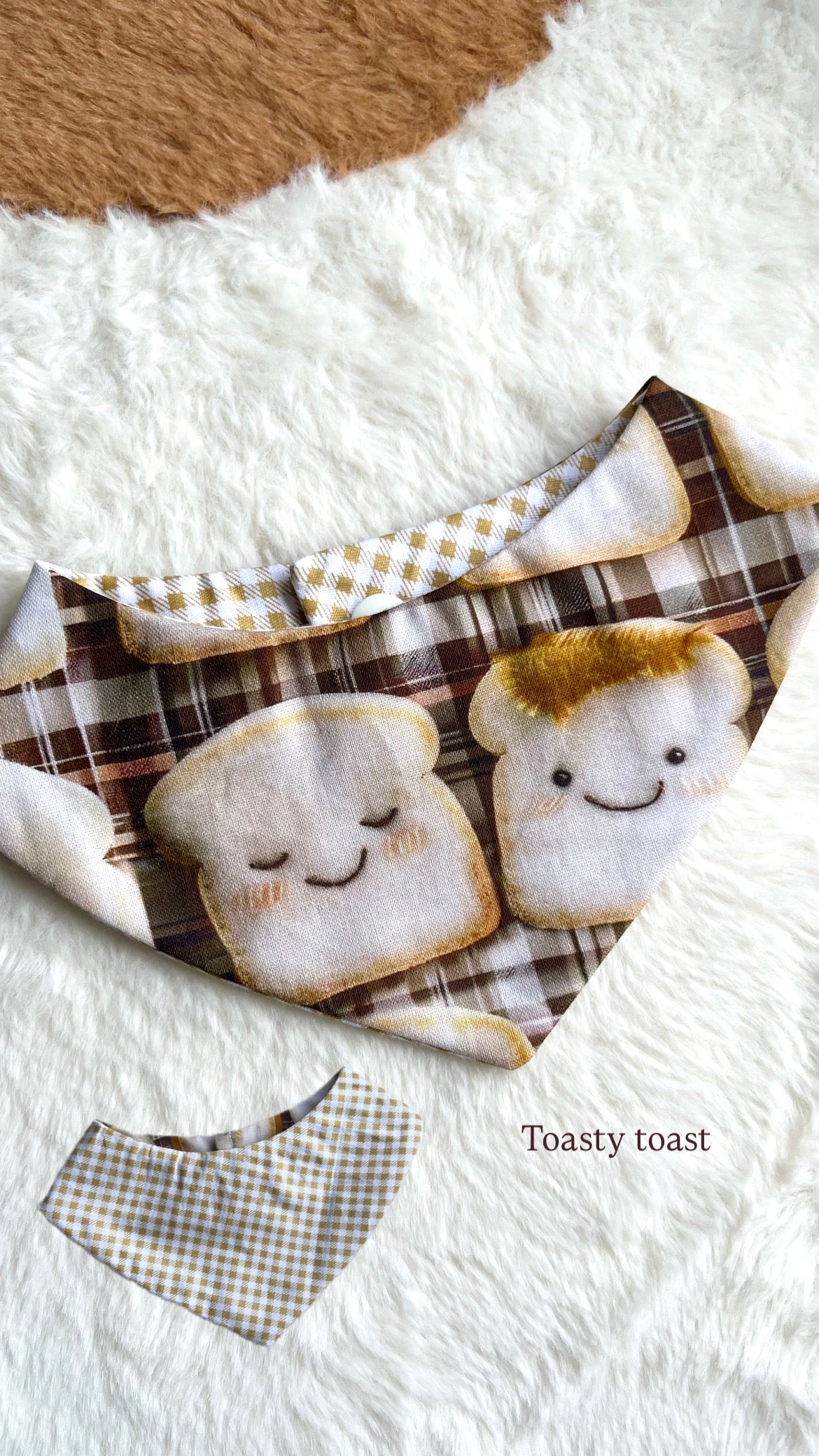 Toasty Toast Reversible Bandana