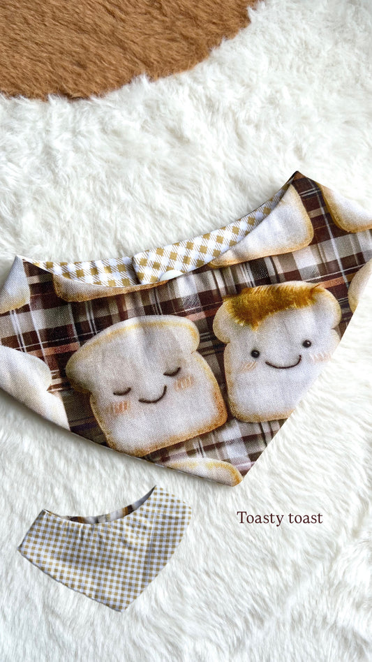 Toasty Toast Reversible Bandana
