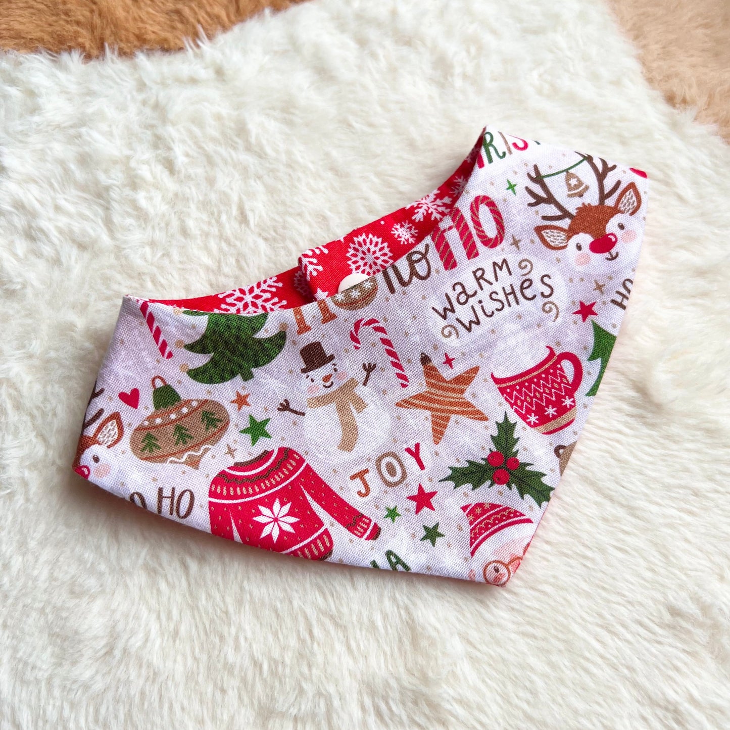 Christmas Jolly Xmas Reversible Bandana