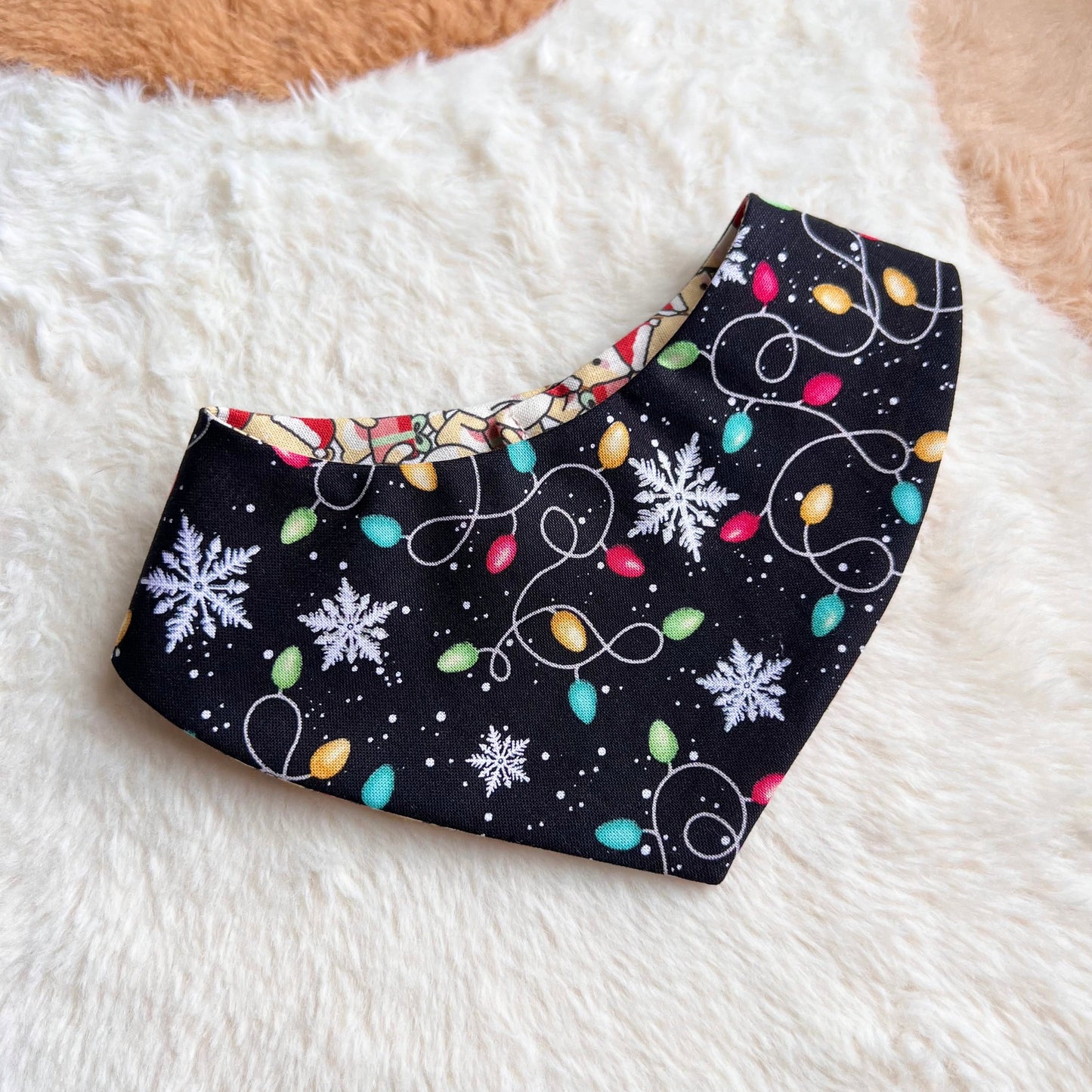 Christmas Santa Woof Reversible Bandana